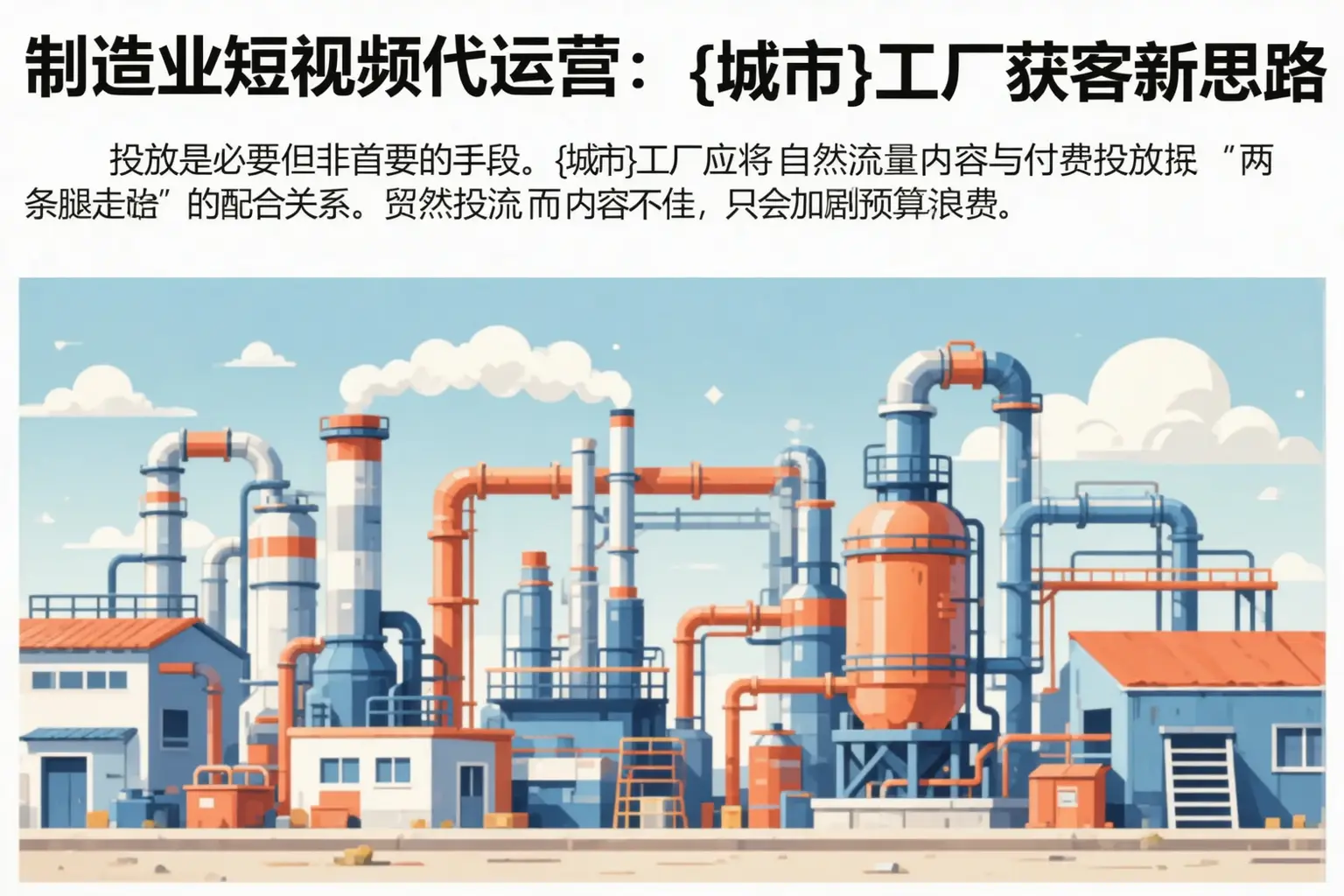 制造业短视频代运营：西宁工厂获客新思路