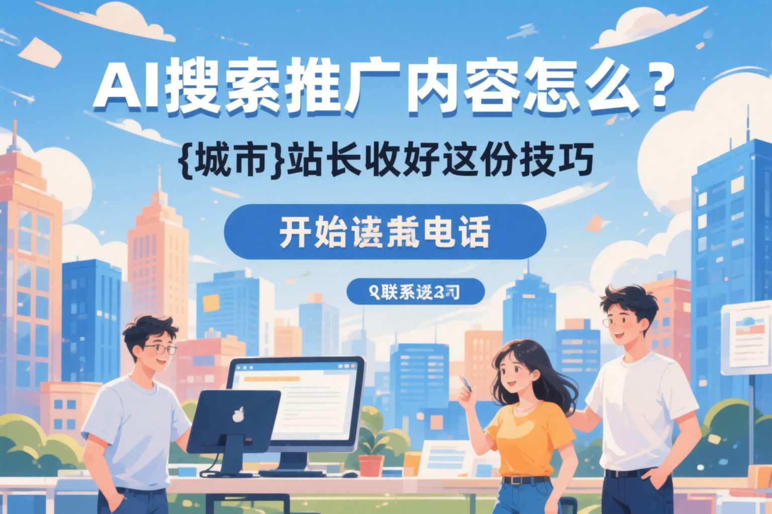 AI搜索推广内容怎么写？西宁站长收好这份技巧
