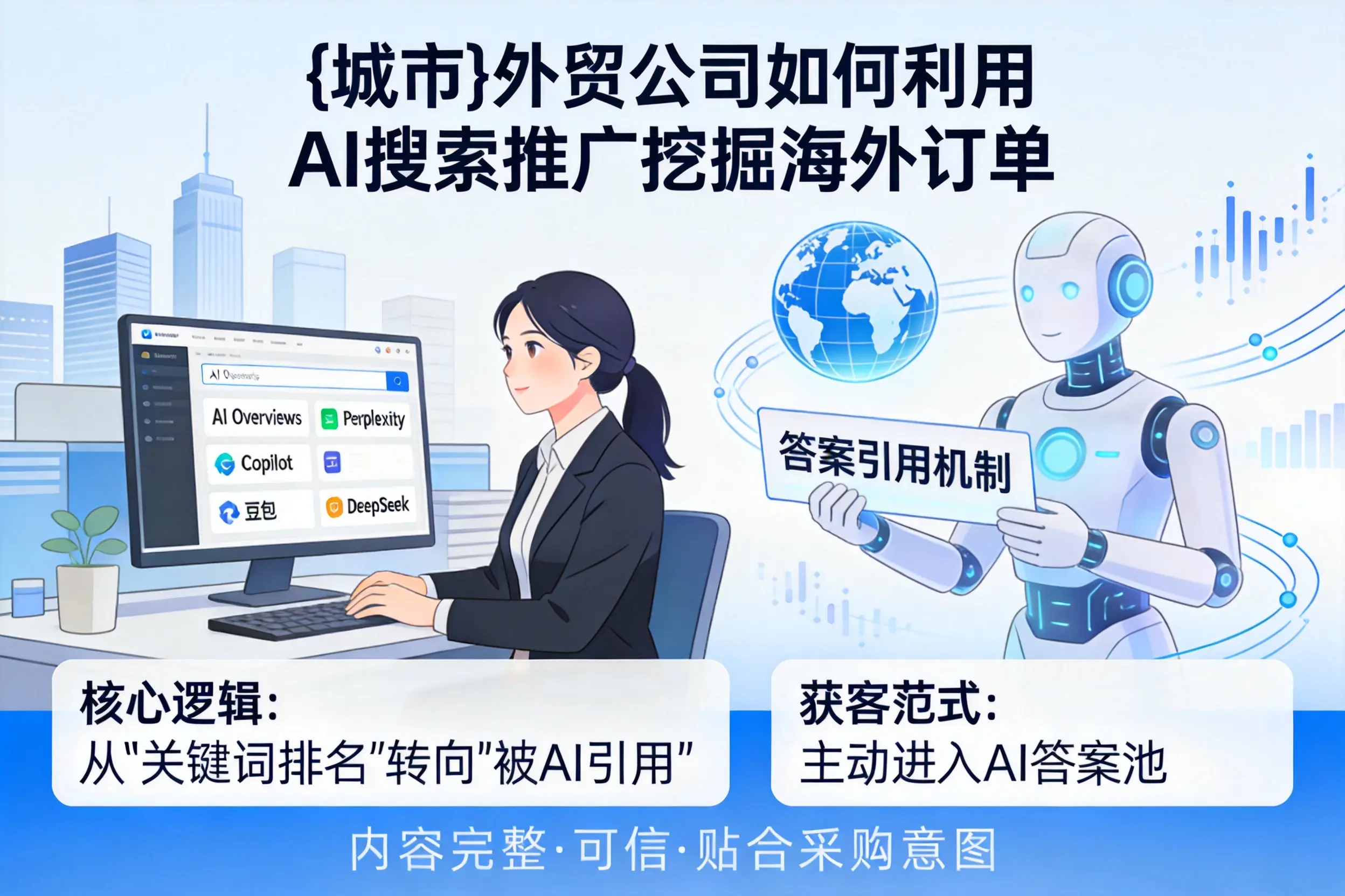 西宁外贸公司如何利用AI搜索推广挖掘海外订单