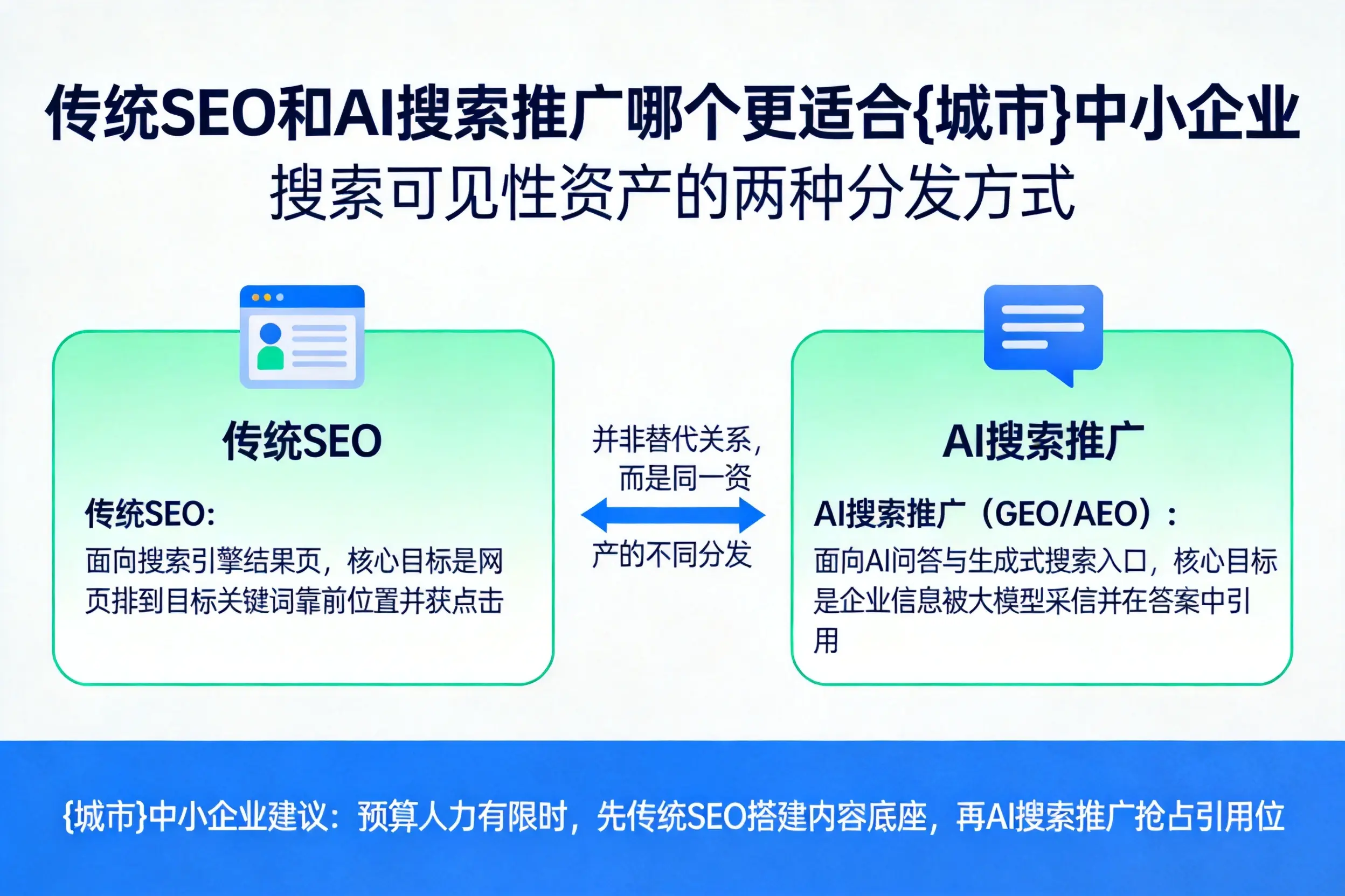 传统SEO和AI搜索推广哪个更适合西宁中小企业