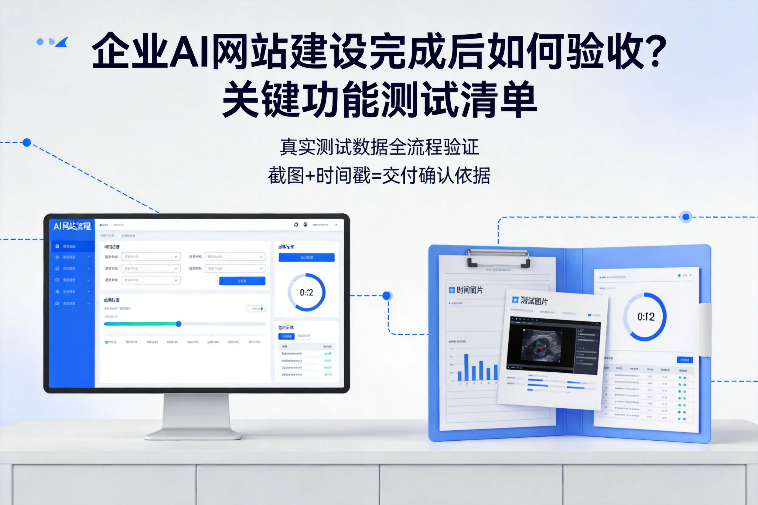 西宁企业AI网站建设完成后如何验收?关键功能测试清单