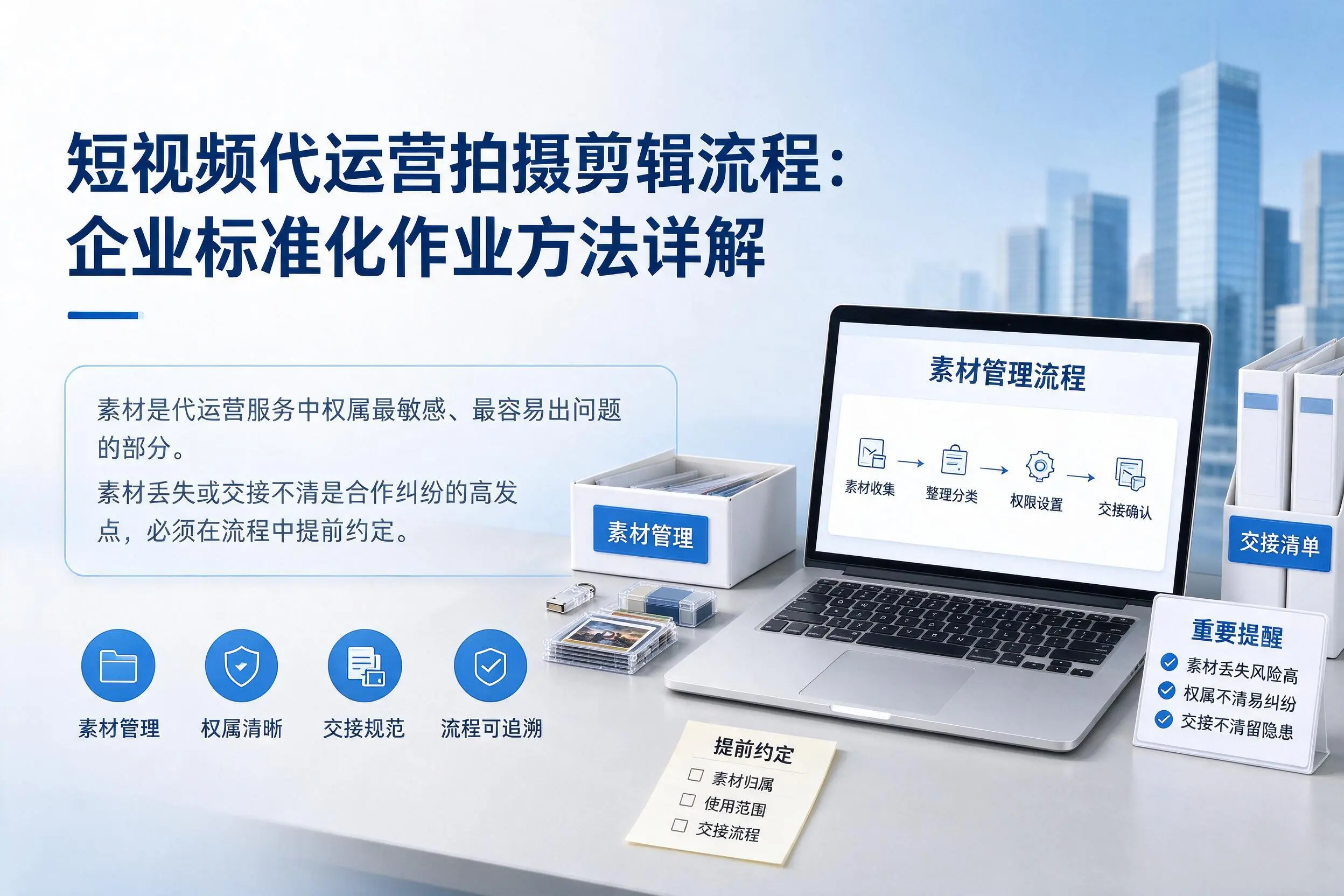 短视频代运营拍摄剪辑流程：西宁企业标准化作业方法详解