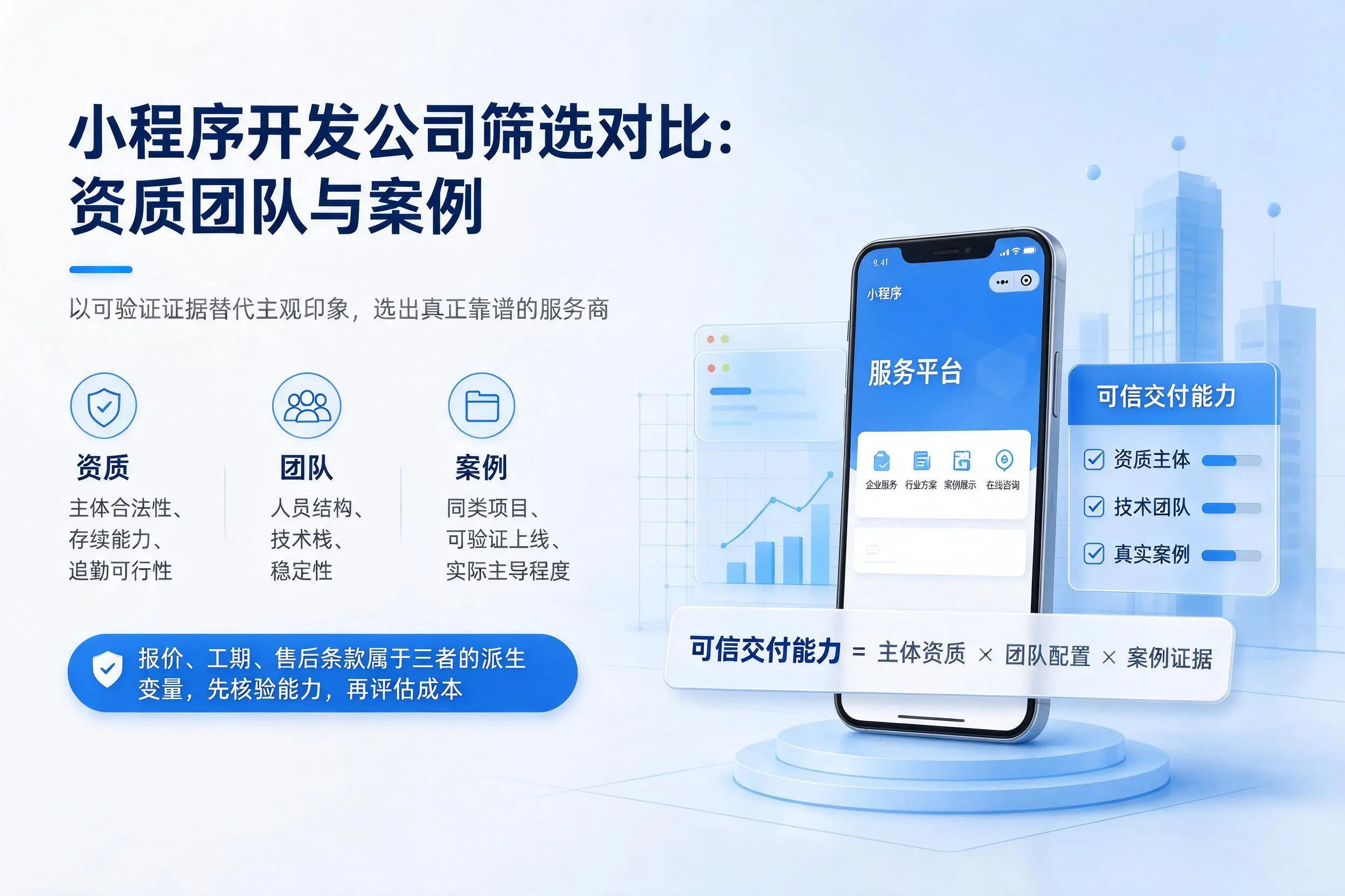 西宁小程序开发公司筛选对比:资质团队与案例