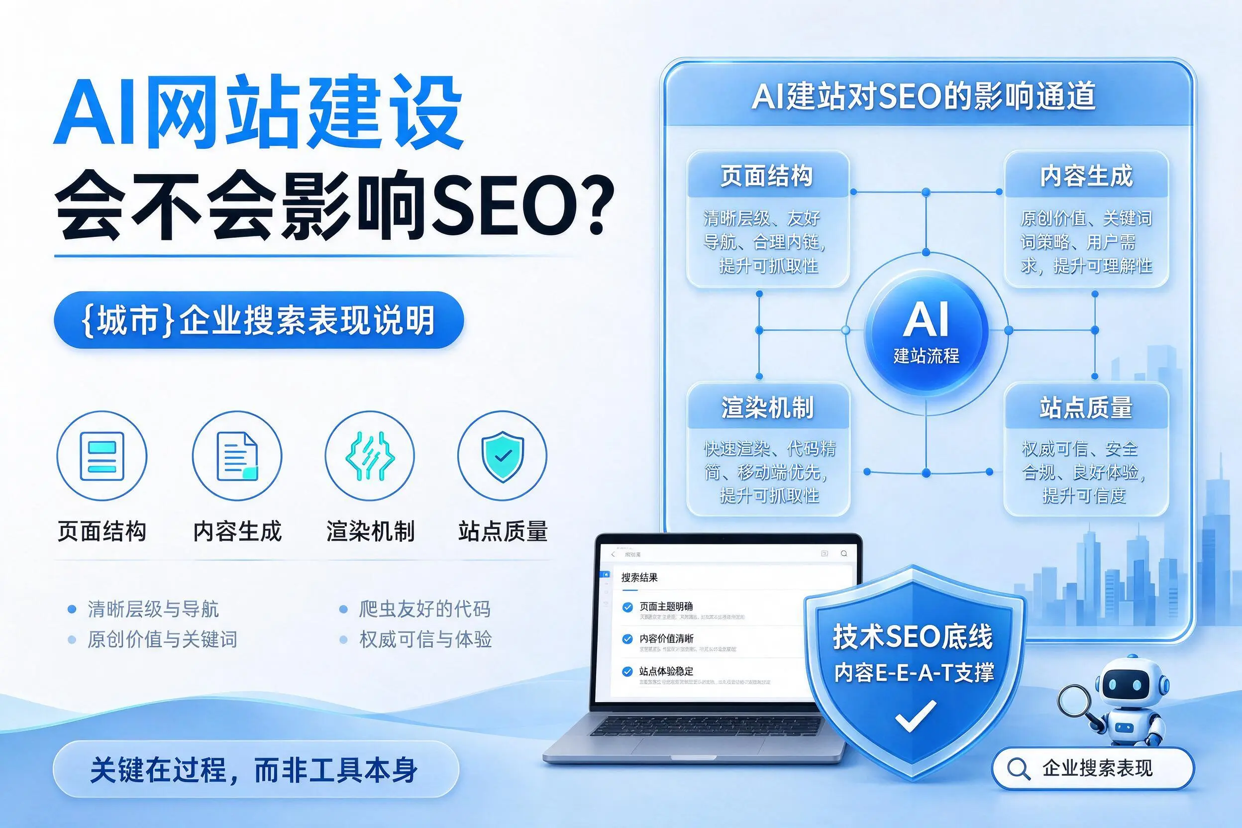 AI网站建设会不会影响SEO？西宁企业搜索表现说明