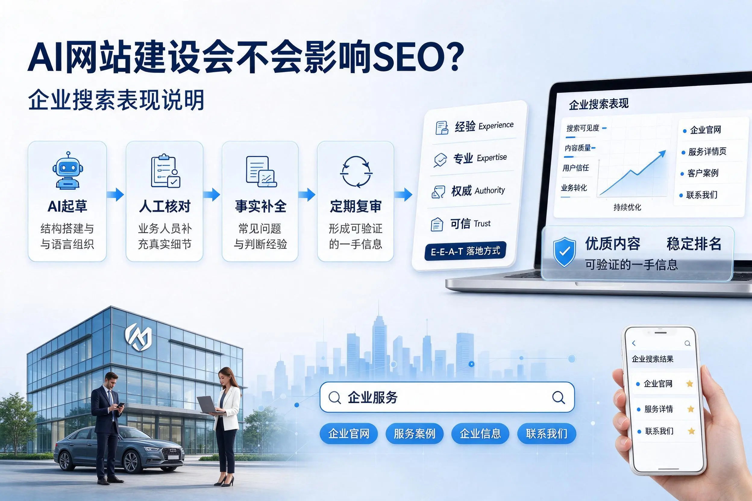 AI网站建设会不会影响SEO？西宁企业搜索表现说明