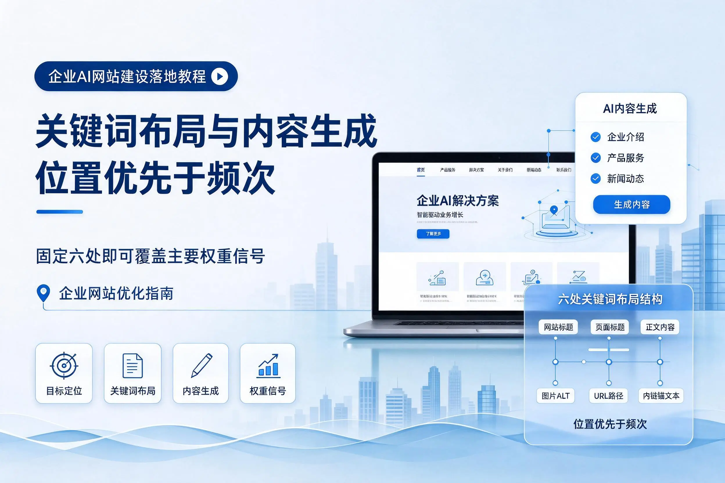 西宁企业AI网站建设落地教程：关键词布局与内容生成
